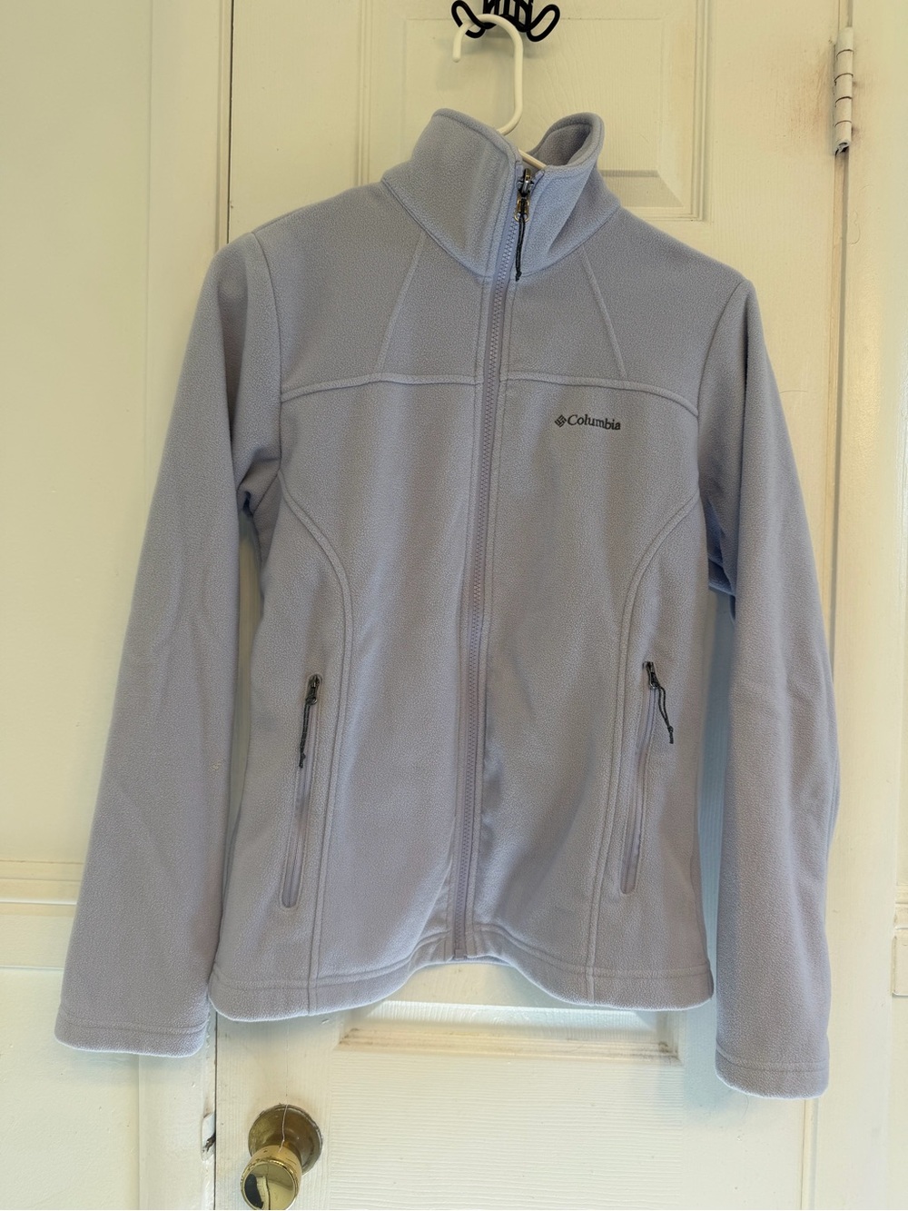 Columbia Lavender Full-Zip Fleece Jacket Size Small